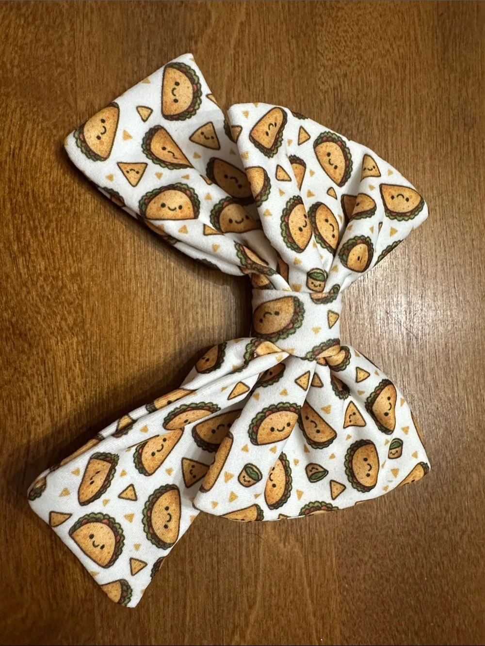 Griffy & Drake Taco Sailor Bow Dog Collar Accessory Medium 4.5”W x 4.5” L